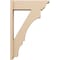Ekena Millwork 7 1/2-in W x 24-in D x 36-in H Balboa Trad Rough Cedar Woodgrain TimberThane Outlooker, Primed Tan OUTUR075X24X36BOA04RCPR - alternate 5